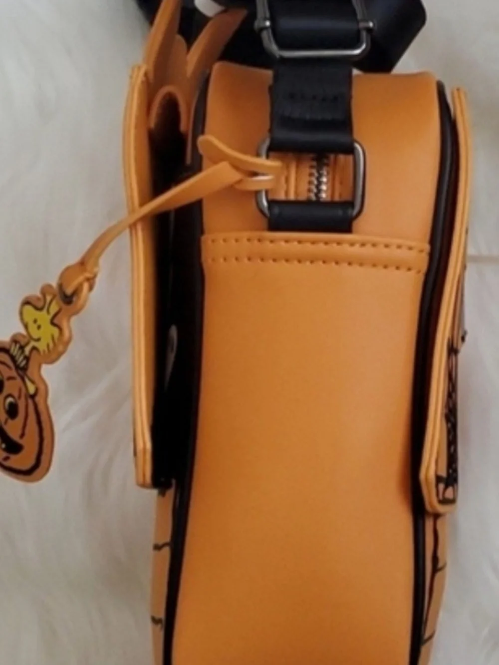 Peanuts Snoopy Loungefly Orange Halloween Crossbody Bag NWOT